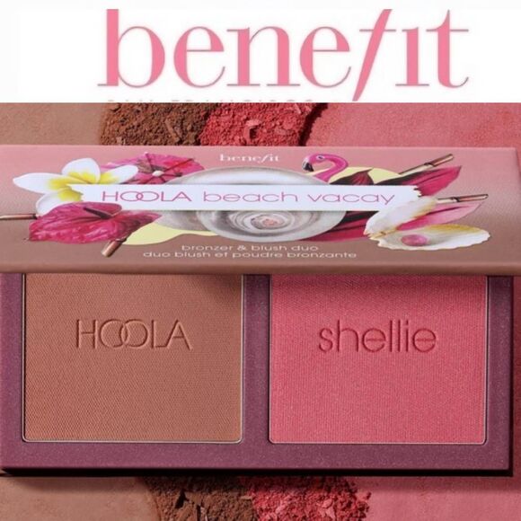 Benefit Hoola Beach Vacay Bronzer & Blush Duo - Picture 1 of 9